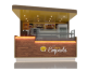 Custom Bao Food Kiosk Retail Snack Display New Bakery Fast Food Booth
