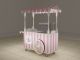 1.6m by 0.6m elegant macaron cart design mobile food cart for outdoor use with factory price 