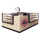 dessert display booth 
