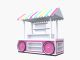 Delicate Candy Shop Display Shelf Colorful Candies Snacks Display Rack