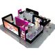 Multifunctional nail bar kiosk makeup booth with pedicure for sale