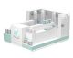 Baby Clothing Kiosk Baby Clothes Showcase Custom Suits Baby Display Counter