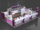 Fantastic bubble smoothie kiosk design mall tea counter with sitting sofa  