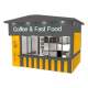 Ant Display Fast Food Kiosk 