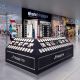 Customizable makeup display booth cosmetic display kiosk used in mall 