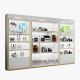 Customized Modern High-end Retail Cosmetics Store Wall Display Cabinet