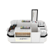 Elegant perfume display kiosk cosmetic display counter with showcase for sale