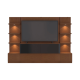 New finished TV cabinet solid wood veneer living room cabinet for sale 