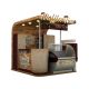 Shopping Mall Small Size Waffle Sale Station Kiosk For Sale