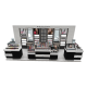 6m by 2m cosmetic exhibition kiosk cosmetic display cabinet with factory price 