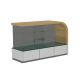 Advanced curved glass display cabinet | customized products 