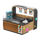 Ant shaved ice kiosk 