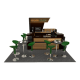 2022 new finished coffee bar kiosk mall food booth used in USA