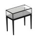 Jewelry shop furniture metal pedestal display showcase glass boutique showcase 