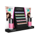 Fantastic nail polish display stand nail polish display cabinet with display shelves for sale