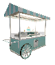 Outdoor Low-Cost Perfume Mobile Cart Design