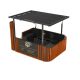 Eyebrow threading kiosk design
