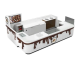 Customized Design Chocolate Kiosk Shopping Mall Snack Kiosk Retail Food Counter