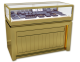 Luxury Stainless Steel Jewelry Display Cases High-end Style Necklace Display Cabinet