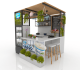 Creative Mall Yogurt Kiosk Fashion Frozen Yogurt Stand Design