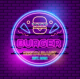 Colorful Neon Restaurant Sign Creative Food Store Wall Neon Logo 