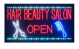 Attractive Hair Salon Sign Creative Hairdressing Barber Shop Logo