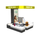 Unique Expressive Juice Kiosk Customized Simple Juice Beverage Counter Design