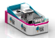 Creative Ice Cream Kiosk Mall Fast Food Smoothies Popsicle Kiosk
