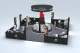 Large Cosmetic Lipstick Display Kiosk Unique Makeup Display Stand Design