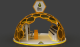 Unique Honey Display Kiosk Creative Retail Honey Display Stand For Sale