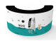 Creative Retail Shop C shaped Cash Front Desk Curved Exhibition Counter
