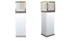 High end jewelry display showcase retail baking paint cabinet metal jewelry shop furniture
