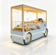 Custom Mobile Retail Display Cart for Food, Coffee & Specialty Stores