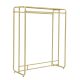 Custom Fashion Garment Clothing Shop Double Row Clothes Display Rack