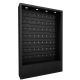 Black Mobile Phone Accessories Display Cabinet Cellphone Repairing Accessories Stand