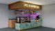 Factory price bakery display booth cake display kiosk for retail shop