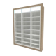 Pharmacy Wall Display Cabinet Solid Wood Medicine Shop Display Showcase