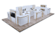 Luxury Gift Kiosk Design Crystal Fancy Retail Kiosk For Sale
