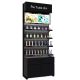 Perfume Shop Black Display Cabinet Retail High-end Perfume Display Stand