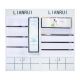 Customized White Cosmetics Store Display Cabinets Wall Makeup Display Stand