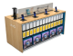 Multi-function Cellphone Store Display Counter Custom Mobile Phone Display Table