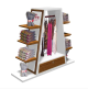 Unique Clothes Store Display Rack Delicate Garment Shop Display Shelf