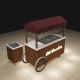 Wooden ice cream cart design | modern street gelato stand for sale