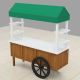 Wooden grain stand for display juice | outdoor retail juice cart