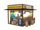 Colorful Ice Cream Kiosk New Custom Food Indoor Booth