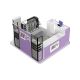 Purple Clothing Display Kiosk 