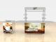 Stainless steel coffee cart