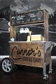 Outdoor coffee stand design | wooden retail cafe stall for sale