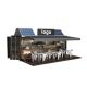 Outdoor beach food container store | 20ft container restaurant for sale 