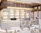 High-quality cupcake kiosk bakery display shopping mall dessert booth for sale